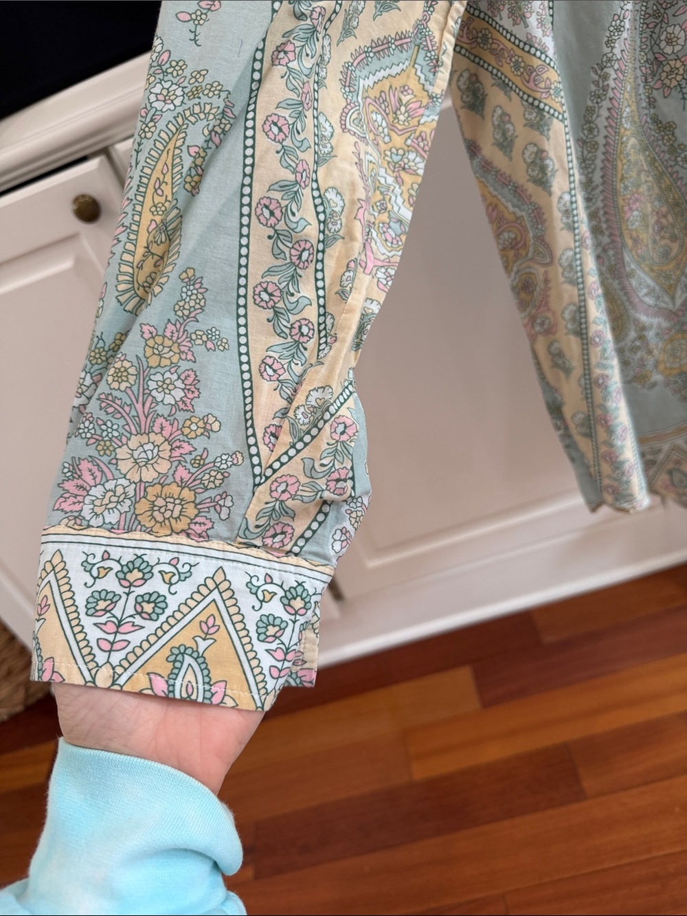 Soft Surroundings Pastel Paisley Pintuck Tunic Blouse Boho 2X/3x - Picture 8 of 16